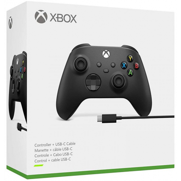 Microsoft Xbox X/S Wireless/USB Controller - Carbon Black kábellel #4