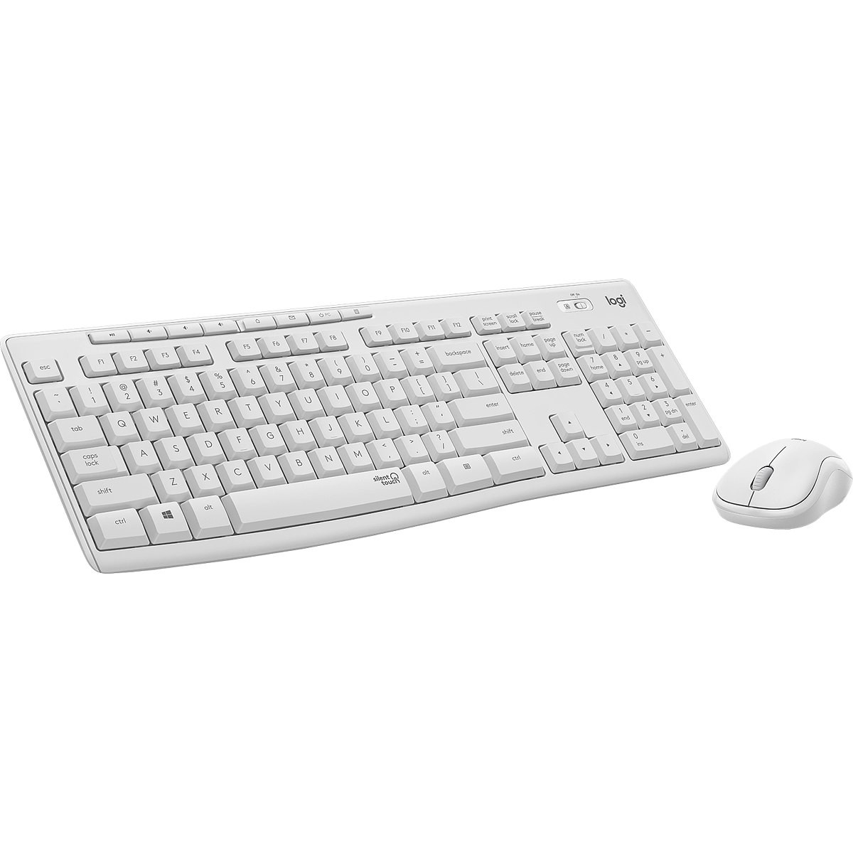 Logitech MK295 Silent Vezeték nélküli billentyű szett (fehér) #2