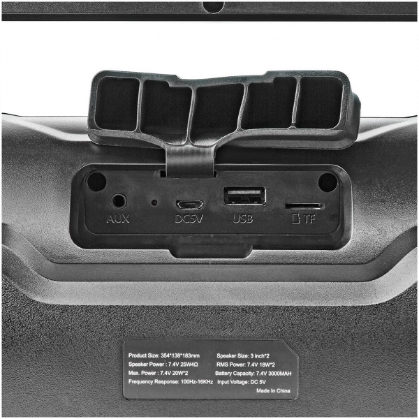 Nedis Bluetooth microSD Partymagnó LED fényekkel (18W) #5