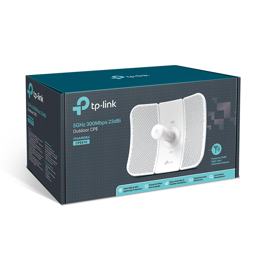 TP-Link 5 GHz-es 300 Mb/s 23dBi kültéri egység (CPE610) #4