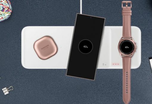 Samsung Trio vezeték nélküli töltőállomás (fehér) #2