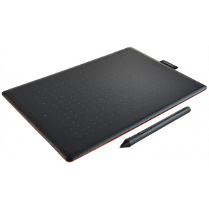 Wacom One Medium digitális rajztábla (fekete-piros) #2