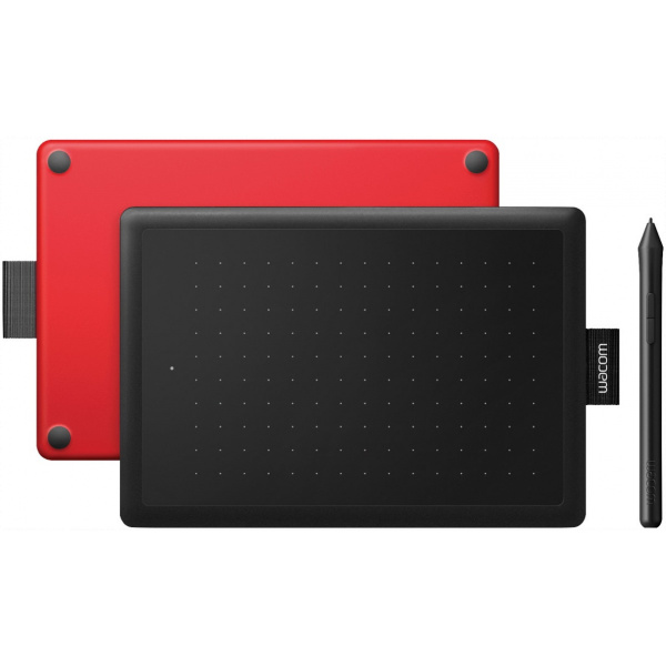 Wacom One Medium digitális rajztábla (fekete-piros) #3