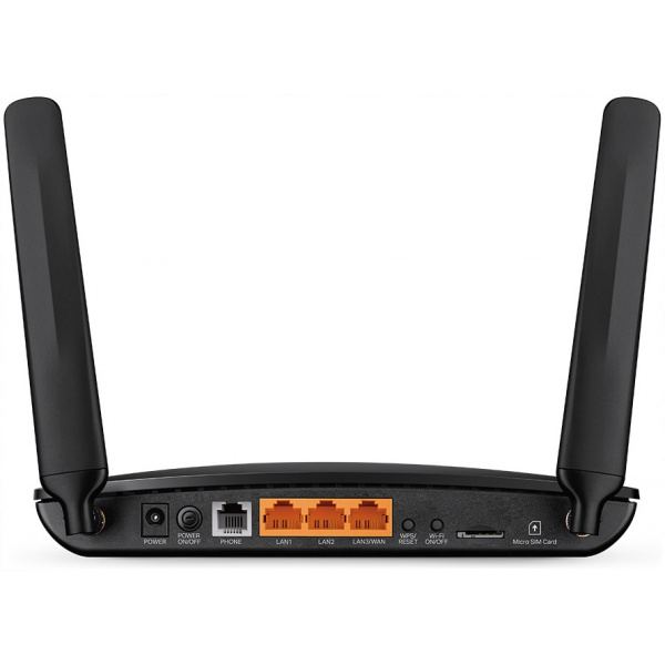 TP-Link 300 Mbps vezeték nélküli N-es 4G LTE Router Telefon porttal (TL-MR6500v) #3