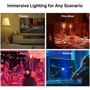 Nedis SmartLife LED izzó (E27, 500 lumen, 5W, meleg fehér, A60, WiFi) #2
