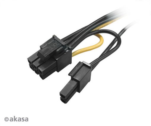 Akasa PCIe VGA tápátalakító kábel (2x SATA > PCIe 6+2-pin) #3