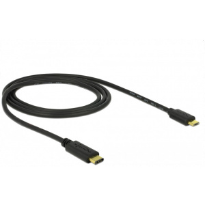 USB 2.0 (C) – USB 2.0 micro B (M/M) kábel 2m Delock #2