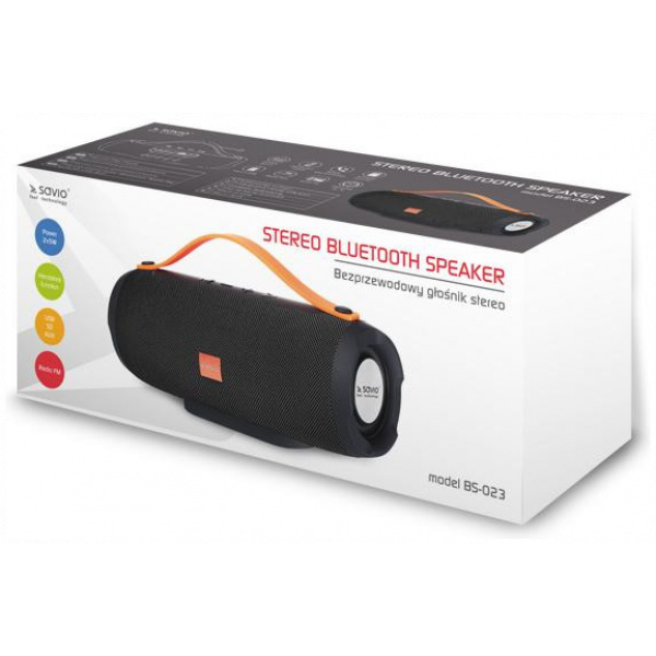 Savio BS-023 Bluetooth hangszóró (fekete) #3