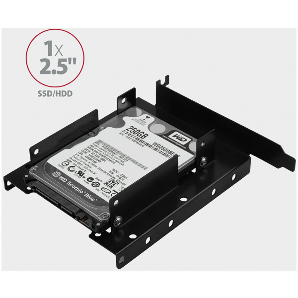 Axagon 3,5" HDD / 2,5" SSD beépítő keret (2+1 meghajtó) PCI/PCIe slotba #2