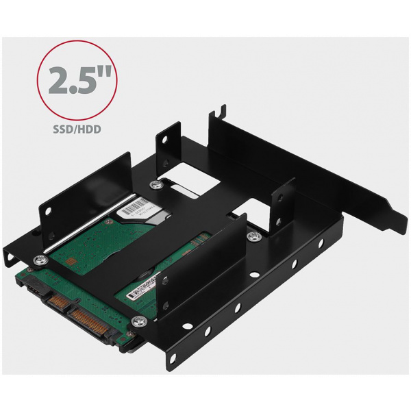Axagon 3,5" HDD / 2,5" SSD beépítő keret (2+1 meghajtó) PCI/PCIe slotba #4