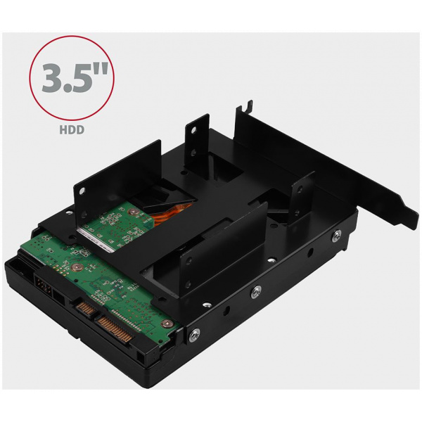 Axagon 3,5" HDD / 2,5" SSD beépítő keret (2+1 meghajtó) PCI/PCIe slotba #5