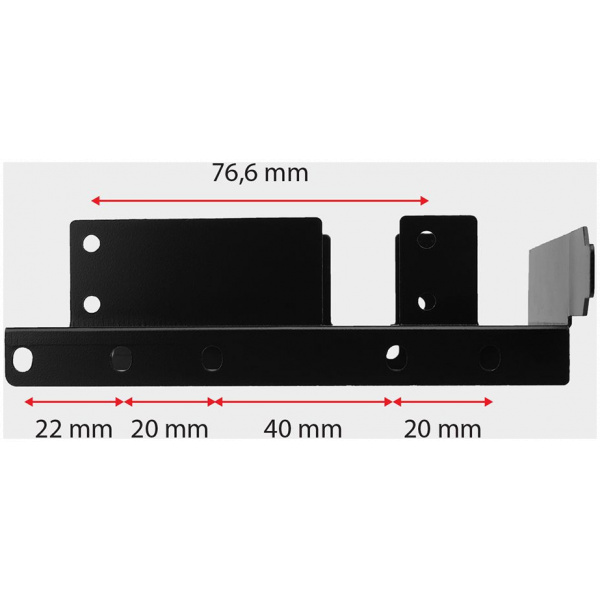 Axagon 3,5" HDD / 2,5" SSD beépítő keret (2+1 meghajtó) PCI/PCIe slotba #6