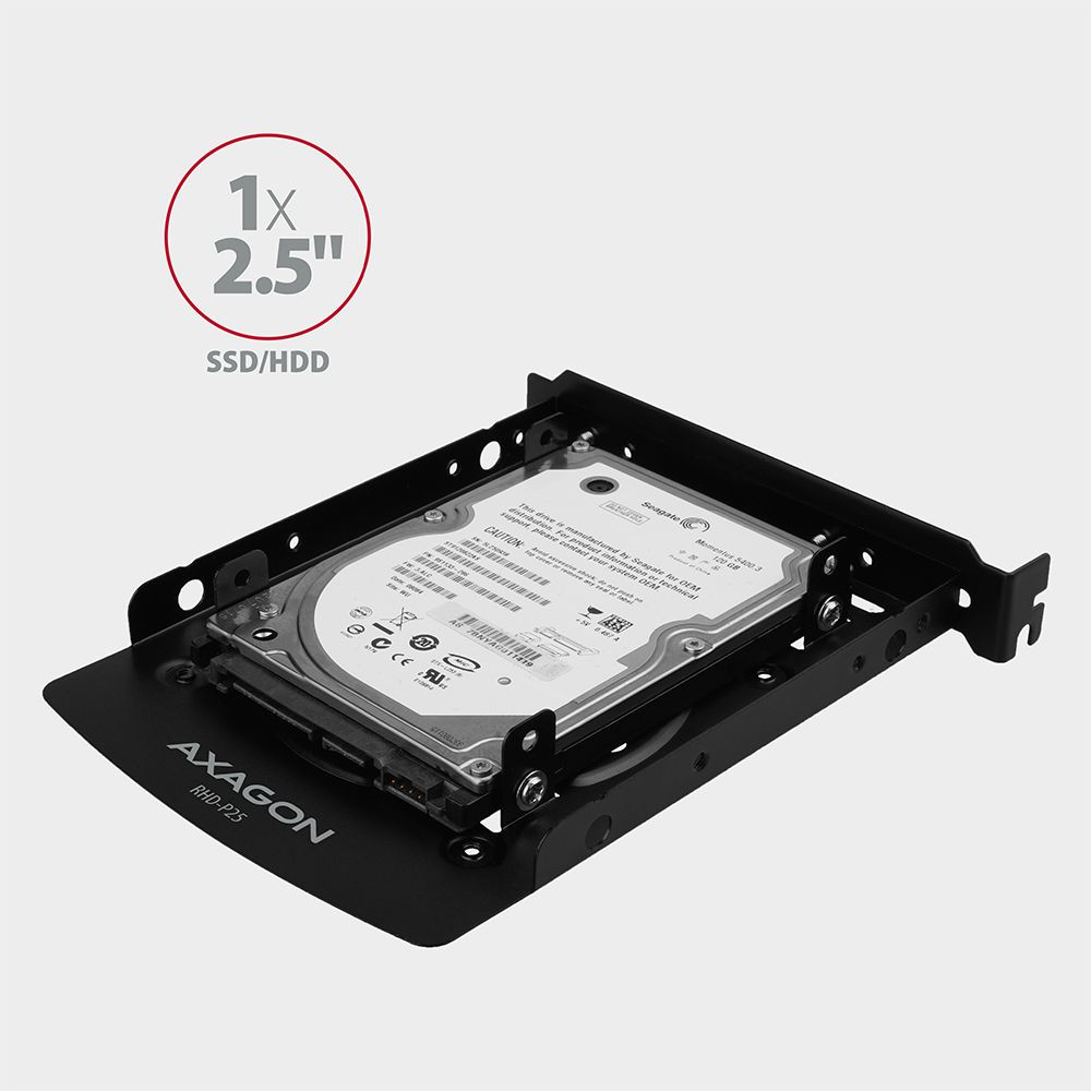Axagon HDD/SSD beépítő keret (2 meghajtó) 3,5" helyre vagy PCI/PCIe slotba #2
