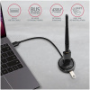 4-portos USB HUB Axagon HUE-P1A (USB 3.2), kör alakú, Type-A csatlakozóval #3