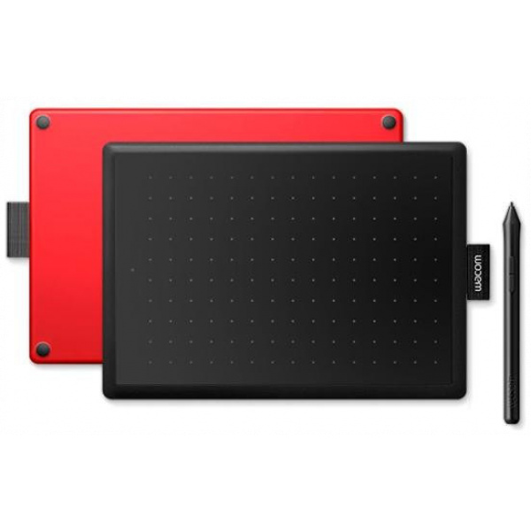 Wacom One Small digitális rajztábla (fekete-piros) #3