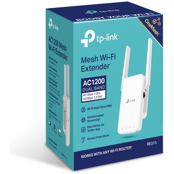 TP-Link Wireless-AC1200 OneMesh WiFi Range Extender (RE315) #8