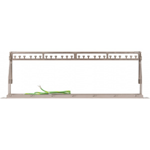 UTP üres patchpanel Cat5e 24-port 19" 1U Nikomax #2