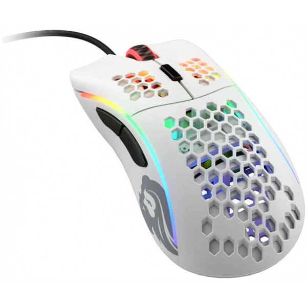 Glorious PC Gaming Race Model D RGB optikai egér (matt fehér) #2