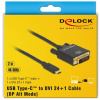 USB Type-C™ - DVI 24+1 4K kábel (DP váltakozó mód) 4K 30 Hz, 2m Delock #4