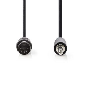 5-pin DIN (M) összekötő kábel / 3,5mm Jack 2m #2