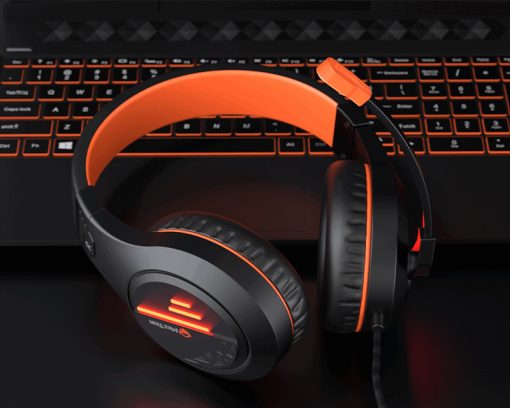 Meetion MT-HP021 Gaming headset (fekete-narancs) #6