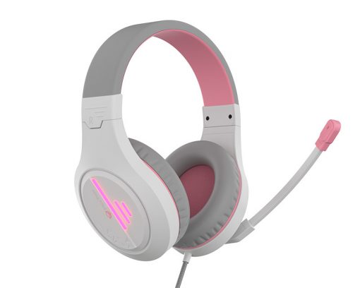 Meetion MT-HP021 Gaming headset (fehér-rózsaszín) #2