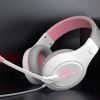 Meetion MT-HP021 Gaming headset (fehér-rózsaszín) #6