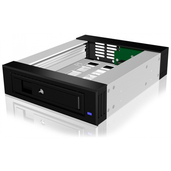 Raidsonic IcyBox IB-129SSK-B 5.25"-es mobilkeret 2.5"/3.5"-es SATA/SAS HDD-hez #2