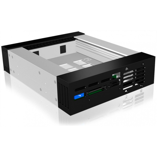 Raidsonic IcyBox IB-129SSK-B 5.25"-es mobilkeret 2.5"/3.5"-es SATA/SAS HDD-hez #4
