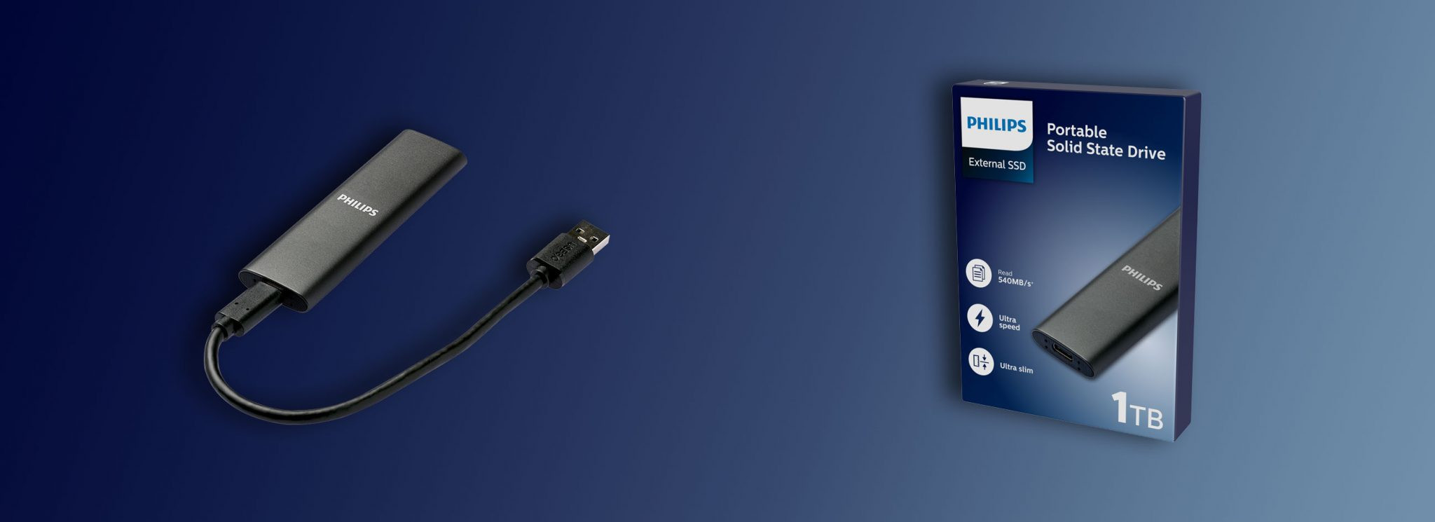 1TB Philips Portable külső SSD USB-C #2