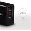 Axagon 220V-os USB-s fali gyorstöltő (1x QC3.0 + 1x 1,2A USB port) #2