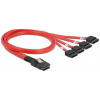 Delock mini SAS SFF-8087 > 4x SATA kábel 0,5m #2