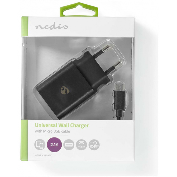 Nedis USB fali töltő micro USB kábellel (220V) - 2,1 A #4