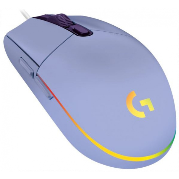 Logitech G203 Lightsync Gaming egér (lila) #2