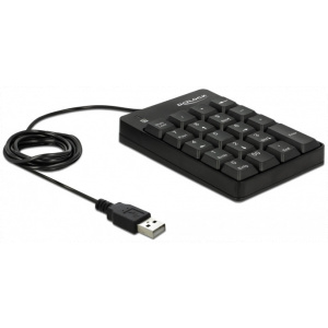 Delock USB-s numerikus pad 19 billentyűvel (fekete) #2