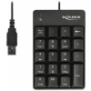 Delock USB-s numerikus pad 19 billentyűvel (fekete) #3