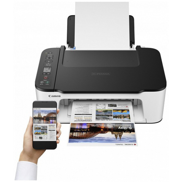 Canon Pixma TS3452 nyomtató (printer/szkenner) - Wi-Fi, fehér-fekete #4