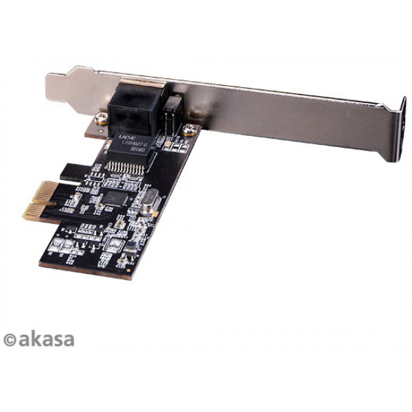 Akasa 2,5 Gbit PCI-Express (x1) hálókártya LP átalakítóval #2