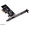 Akasa 2,5 Gbit PCI-Express (x1) hálókártya LP átalakítóval #3