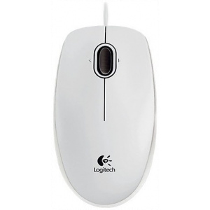 Logitech B100 optikai egér fehér (USB) #2