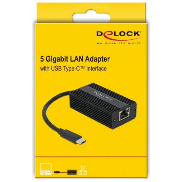 DeLock 5 Gbit USB-C (USB 3.1 Gen 1) - 5 Gbit UTP NBASE-T adapter #2