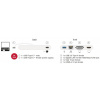 Delock USB Type-C™ 3.1 dokkolóállomás HDMI 4K 30 Hz + VGA + LAN + USB PD #4