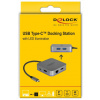 Delock USB Type-C™ dokkolóállomás HDMI 4K + LAN + USB PD 3.0, kijelzős #5