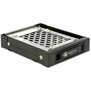 Delock 3.5"-es mobilkeret 2.5"-es SATA/SAS HDD/SSD-hez, rezgés elleni védelemmel #2