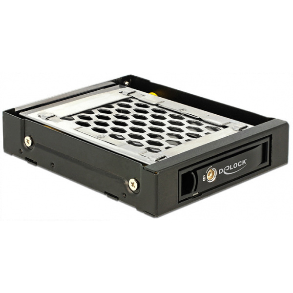 Delock 3.5"-es mobilkeret 2.5"-es SATA/SAS HDD/SSD-hez, rezgés elleni védelemmel #2