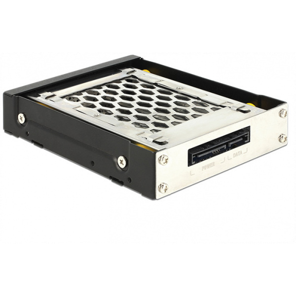 Delock 3.5"-es mobilkeret 2.5"-es SATA/SAS HDD/SSD-hez, rezgés elleni védelemmel #4