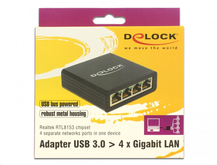 DeLock Gbit USB3.0 -> 4x UTP adapter #4