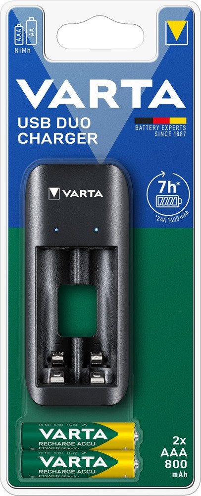 Varta USB Duo Charger akkutöltő +2x800 mAh AAA akku #3