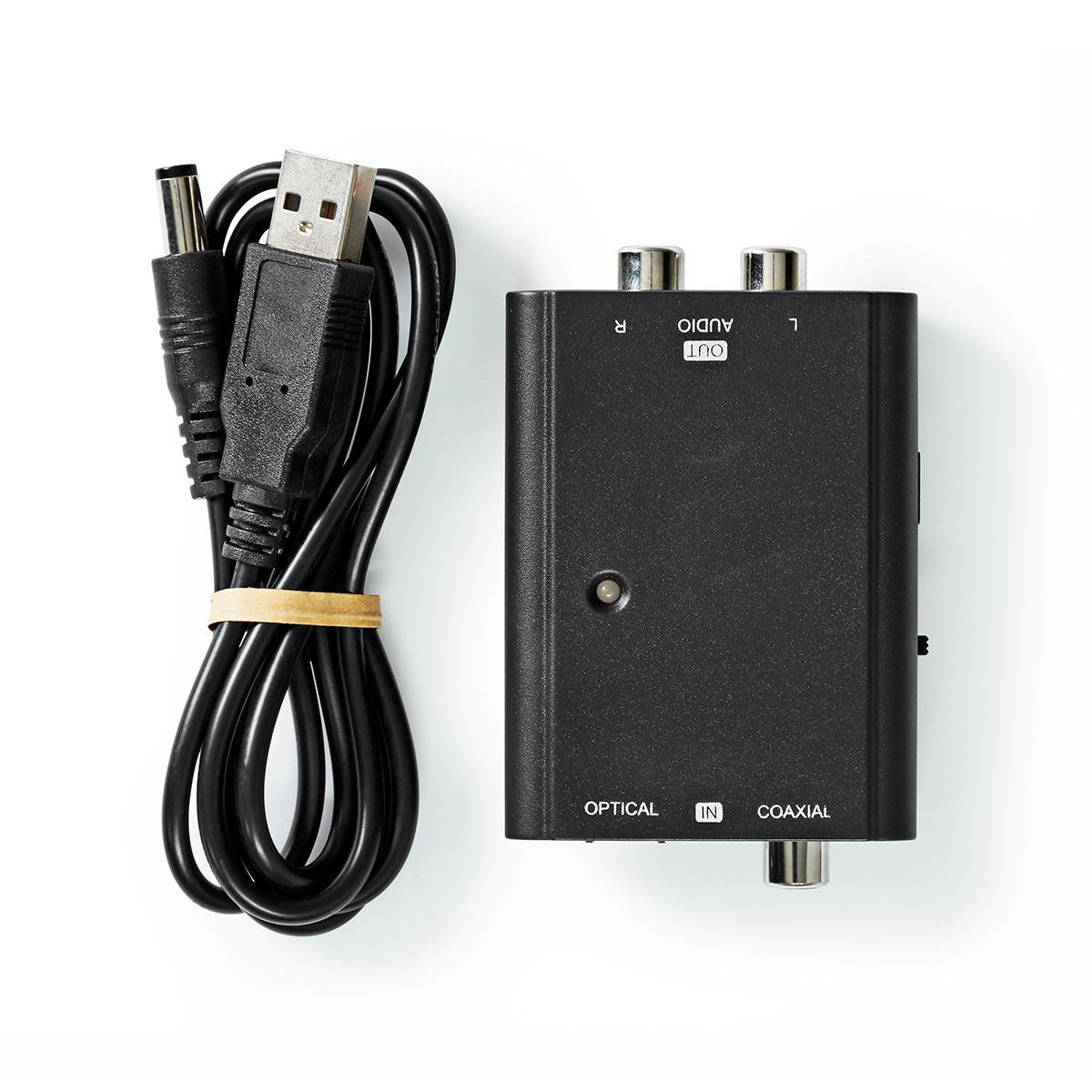 Nedis Digitális audio konverter (Optikai TosLink + S/PDIF > 2x RCA) #5