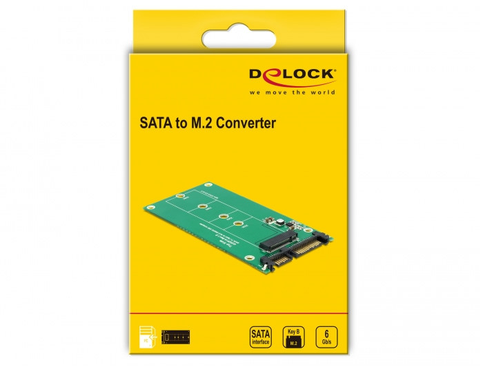 Delock SATA átalakító (22 tűs) > M.2 (B-Key) SSD-hez #4